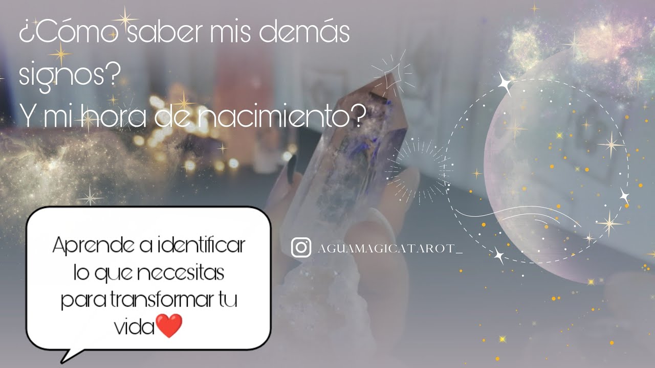 🪄Cómo saber cuál es mi Luna, Asc. Venus..? Cómo dar paso a mi EVOLUCIÓN en esta vida?❤️🙌💫