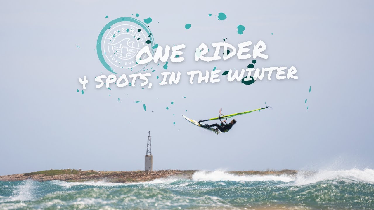 One rider, 4 Spots, in the winter (Wave-rider Surf Shop)