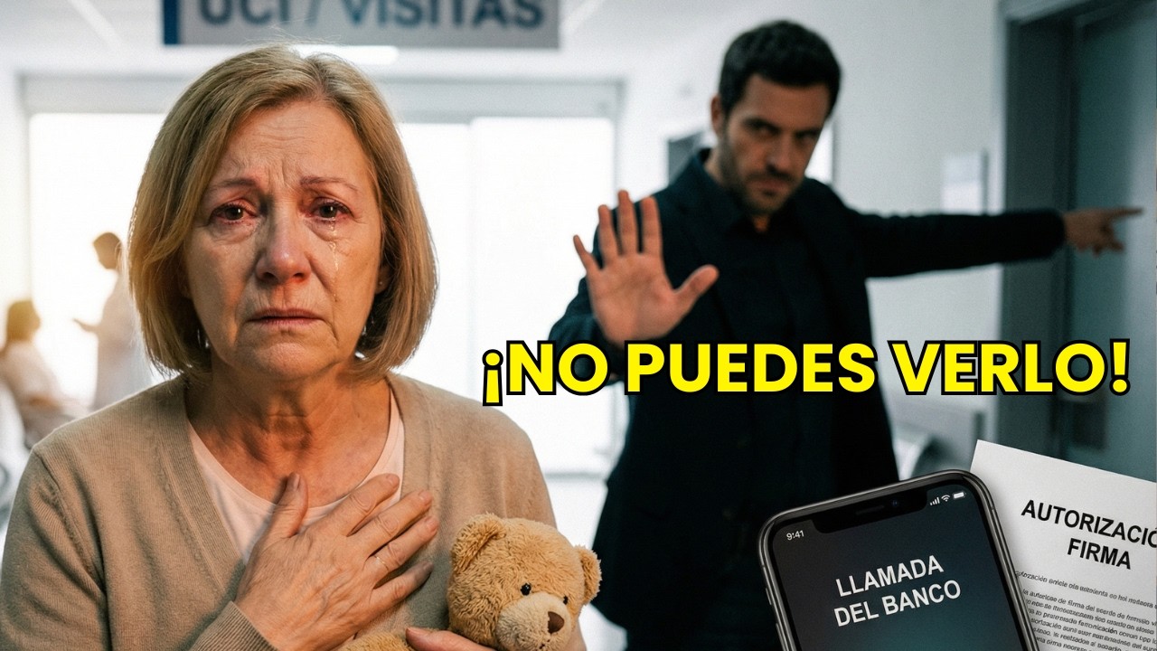 En el hospital,mi yerno gritó que yo no podía ver a mi nieto…entonces el banco preguntó por mi firma
