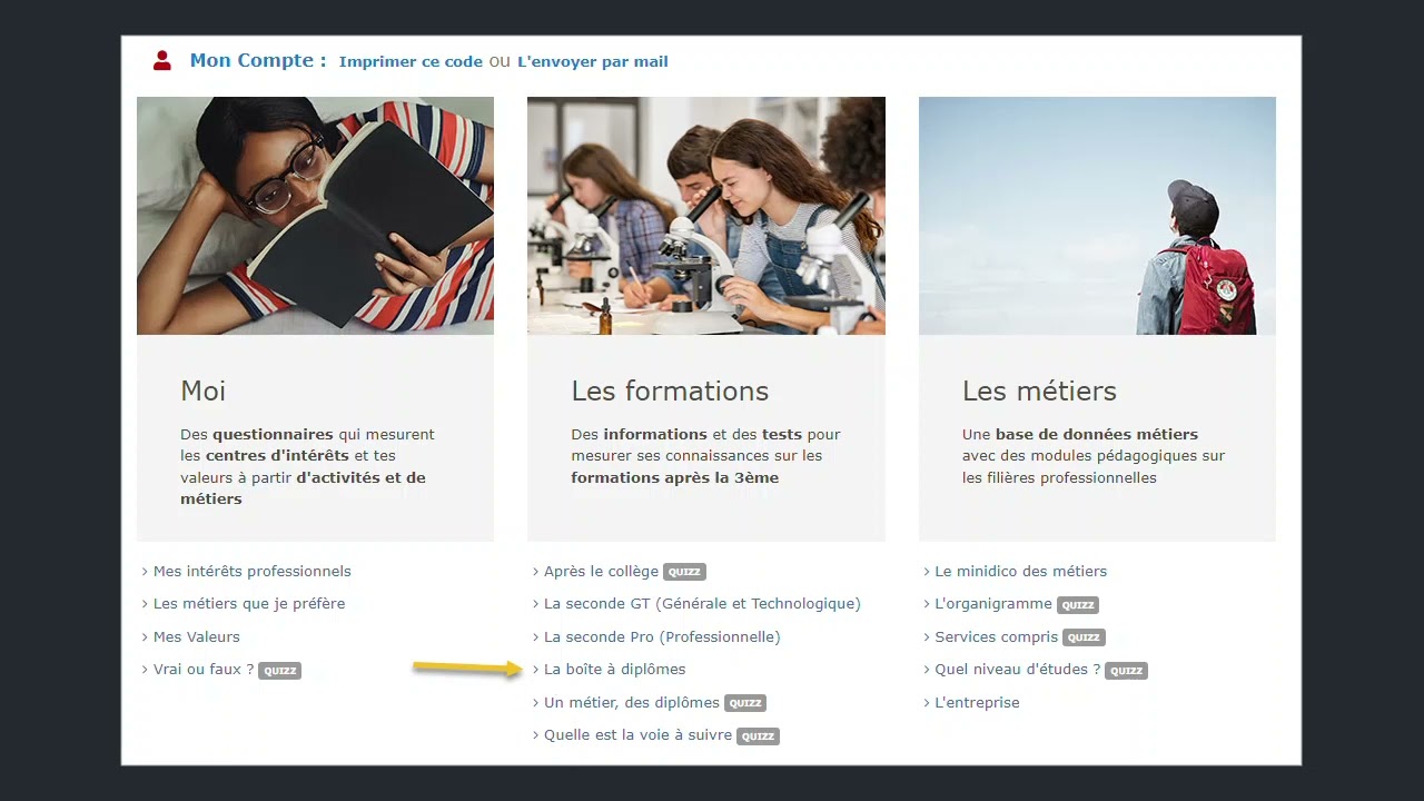 GPO Collège et le Parcours Avenir en 3ème