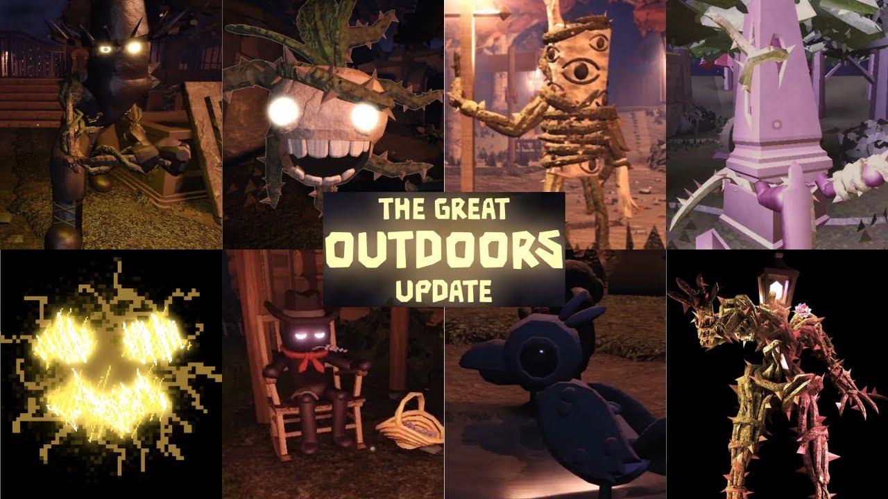 Roblox Doors The Great Outdoors - Me paso el subfloor del jardin
