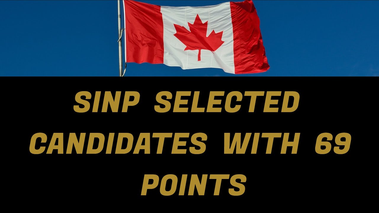 SINP'S LATEST DRAW - 69 POINTS OR MORE - YOU ARE ELIGIBLE