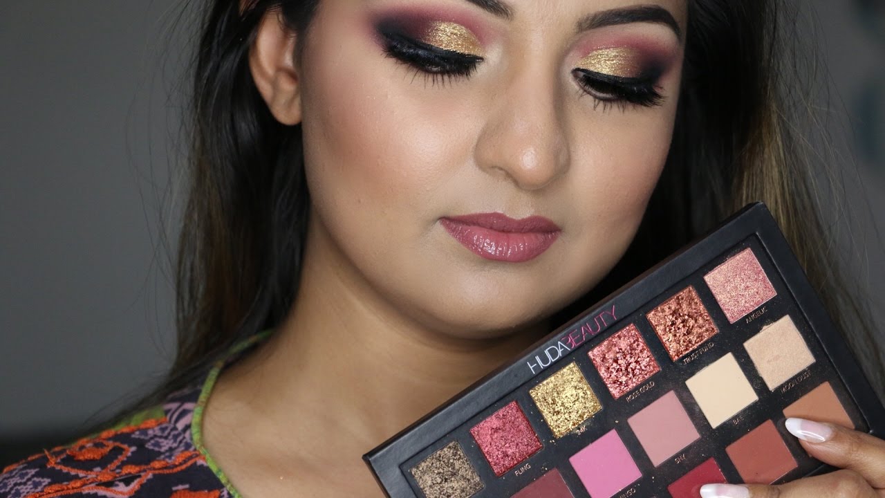 Huda Beauty Rose Gold Palette Tutorial
