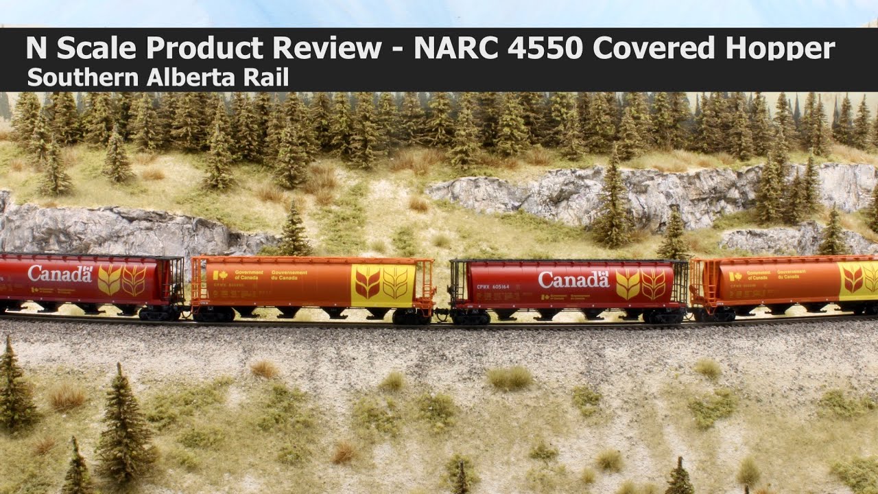 N Scale NARC HS 4550 Covered Hopper Review - Southern Alberta Rail
