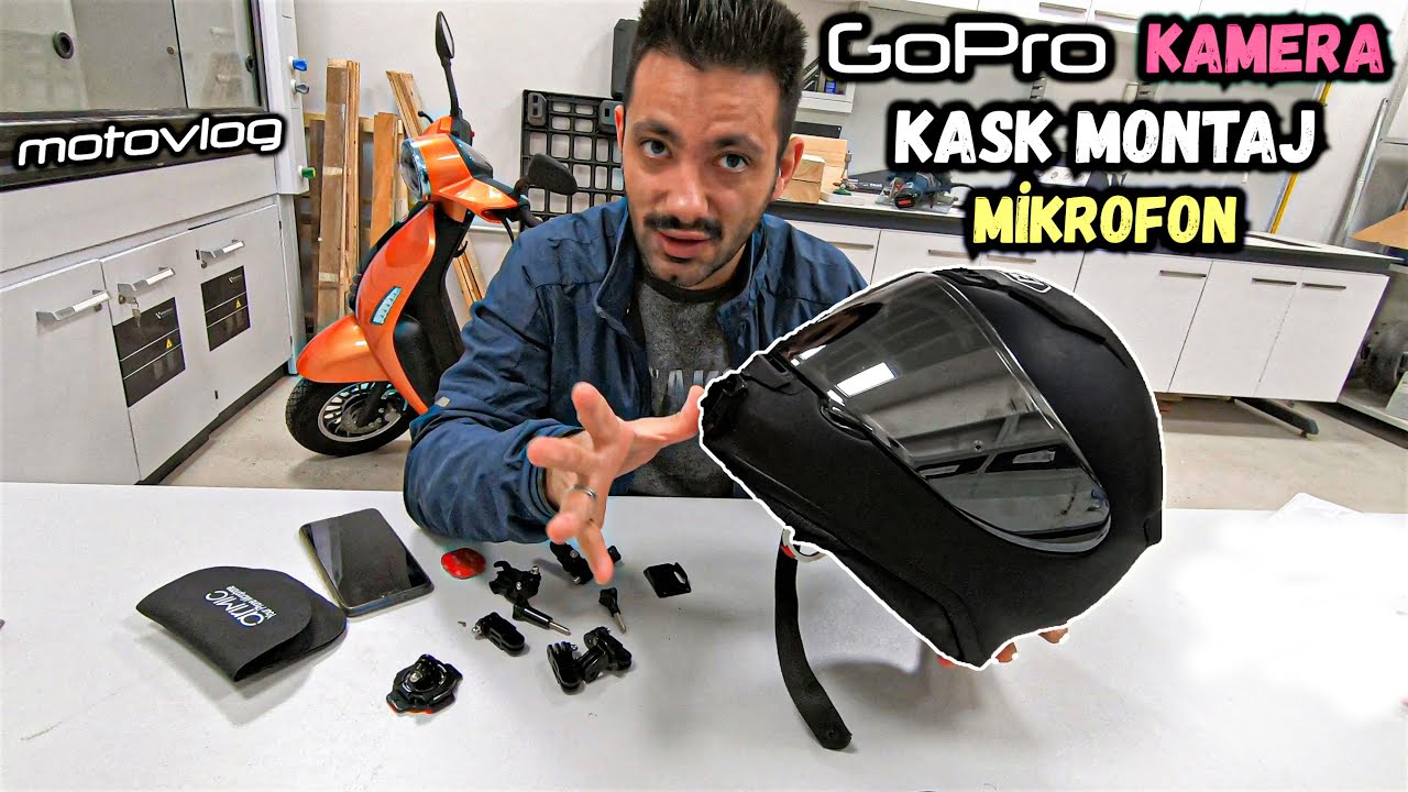 Motovlog İçin Gereken Her Şey Bu Videoda | Kamera Mikrofon Kask Montaj Gopro Aparatlar Ulanzi