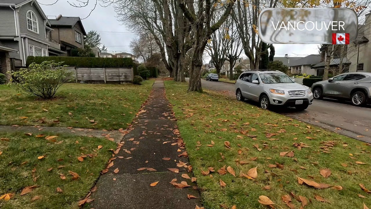 VANCOUVER CITY BC CANADA - DUNBAR STREET to HIGHBURY (WEST 24TH 23RD 22ND AVENUE) - BEETHOVEN BGM