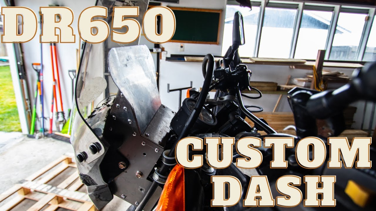 Suzuki Dr650 - Custom Dash / rally tower - Part 1