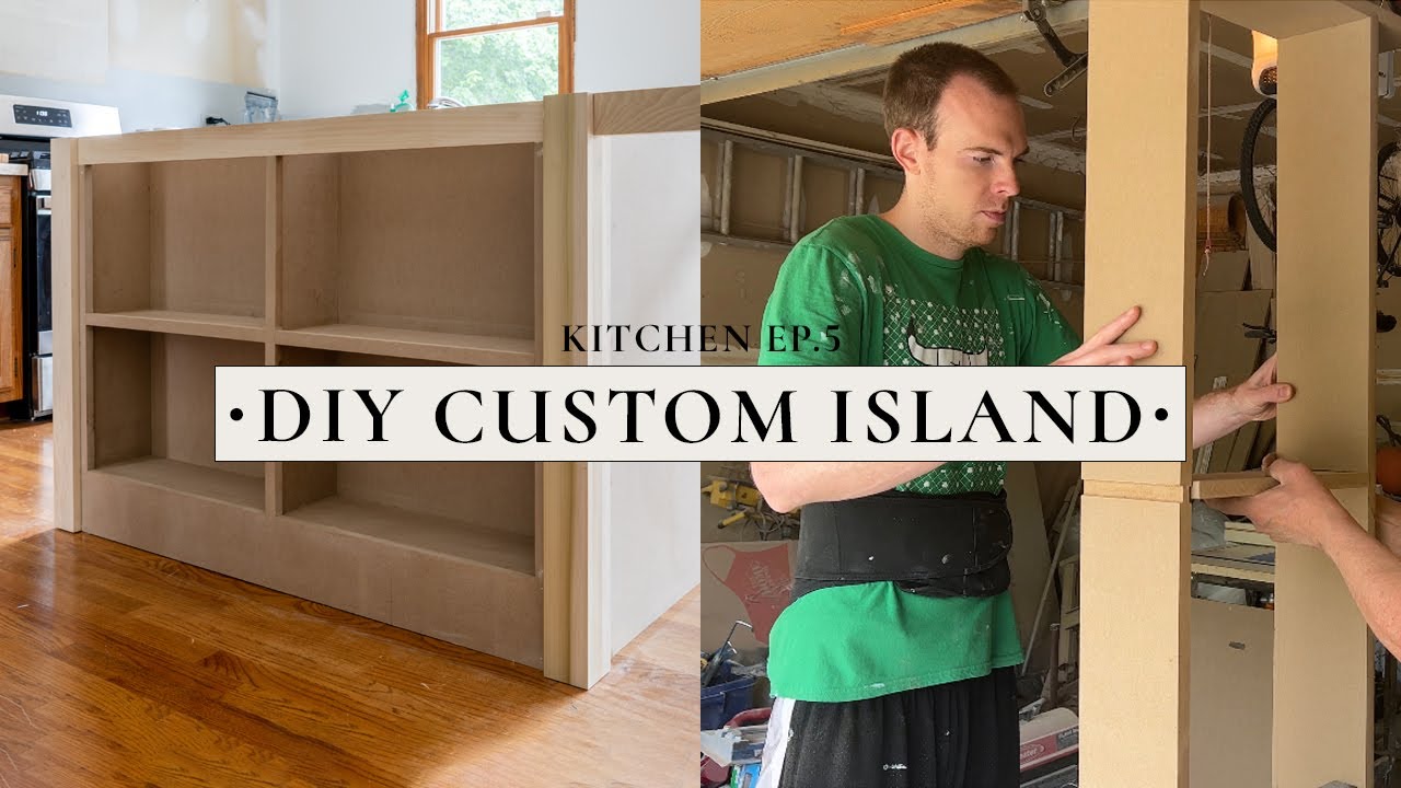 DIY Custom Kitchen Island Using IKEA Cabinets | Kitchen Reno Pt. 5