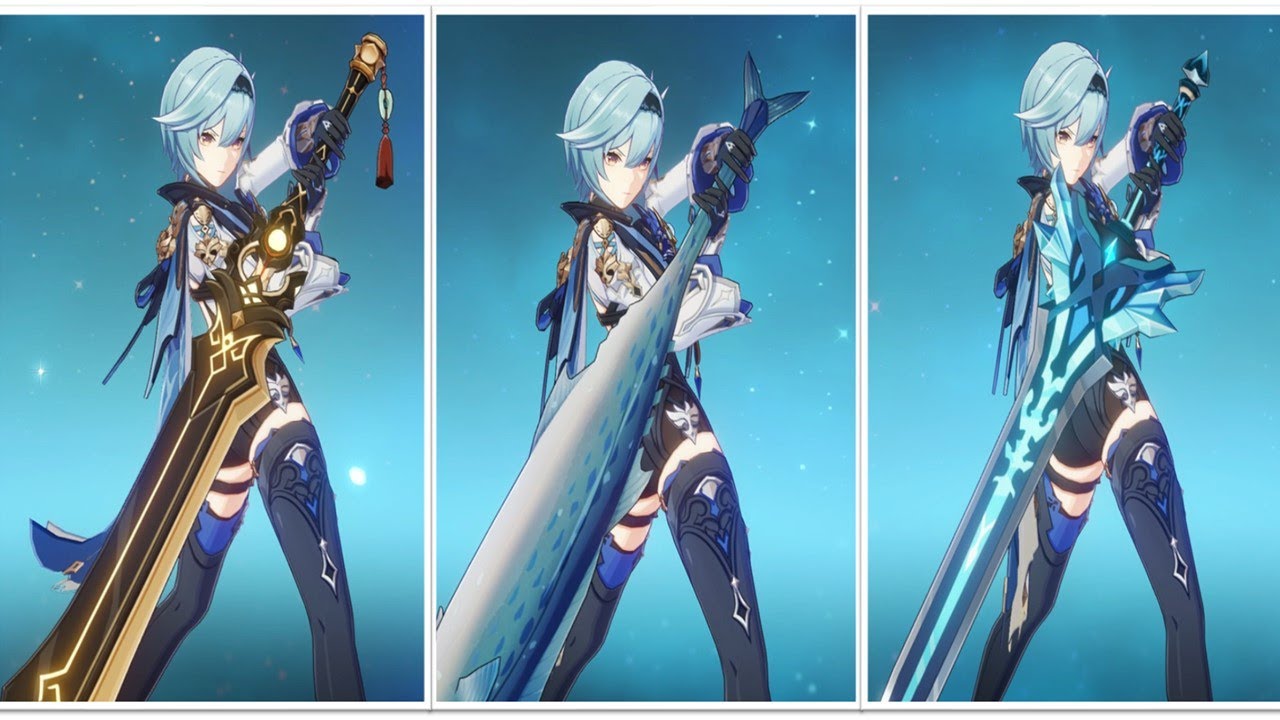 Eula C0: Luxurious Sea Lord Vs Prototype Archaic Vs Snow Tombed - Genshin Impact