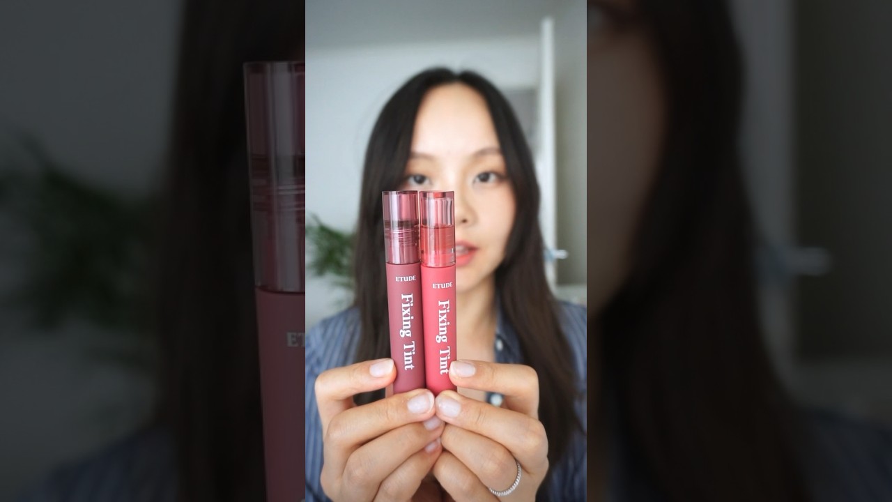 11 Rose Blending vs 14 Rose Lilac #etude #fixingtint #kbeauty #liptint #koreanmakeup