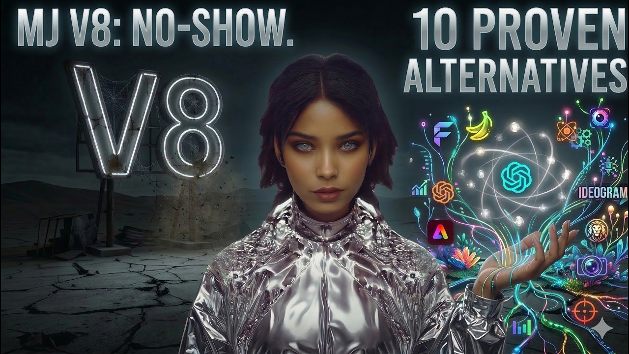 Midjourney v8 is a No Show. 10 Competitors You Need to Know