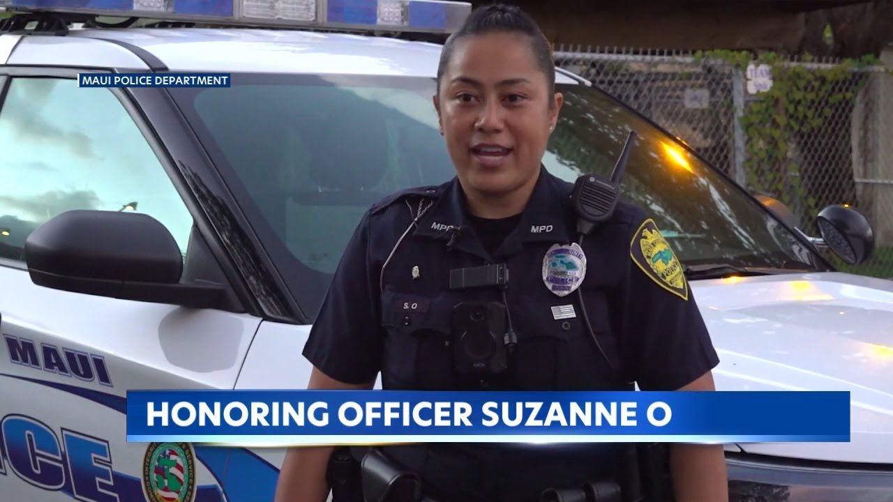 Maui police officer Suzanne O remembered after being killed in the line of duty