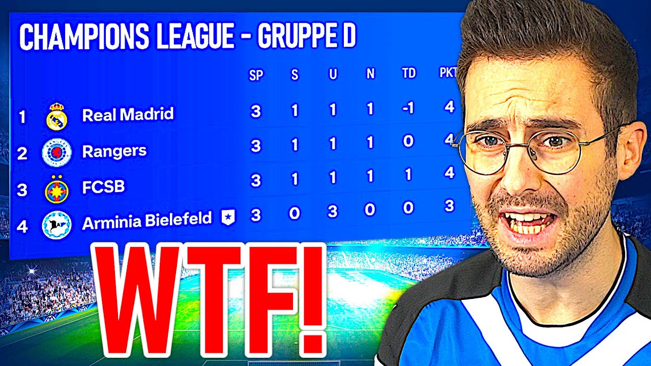 WTF DIE VERR&Uuml;CKTESTE CL GRUPPENPHASE EVER !!! 😱🔥 EA FC 24 Bielefeld Karriere #48