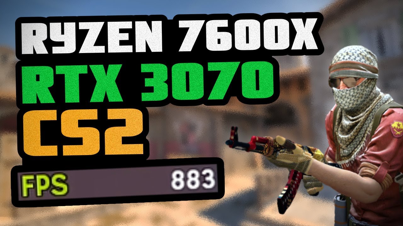 FPS TEST RYZEN 5 7600X | RTX 3070 GALAX (Counter-Strike 2) CS2