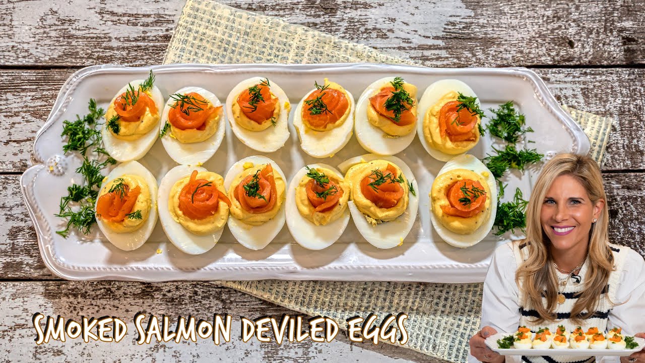 Easy Appetizer Idea Smoked Salmon Deviled Eggs You'll Love!
