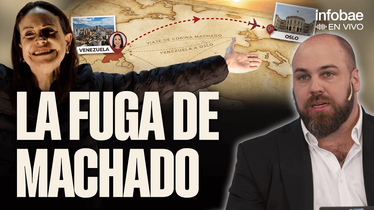 [PASO POR PASO] Cómo fue EL VIAJE SECRETO que sacó a MACHADO de VENEZUELA