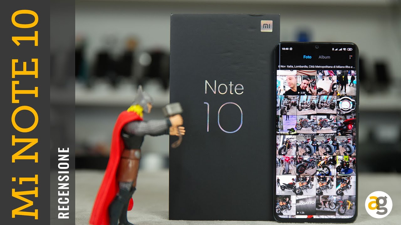 Recensione NOTE 10 XIAOMI cam 108 MEGAPIXEL