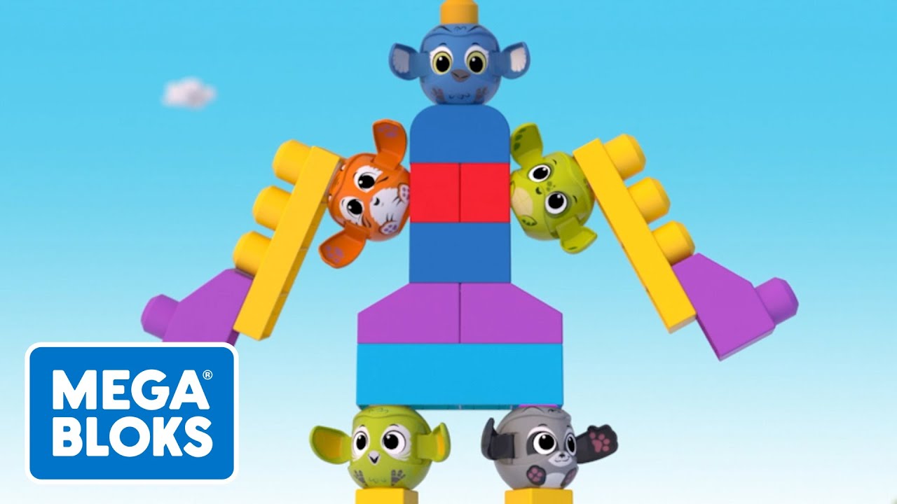 MEGA BLOKS™ | Construye un robot Peek A Blocks™ | La compilación | Dibujos animados