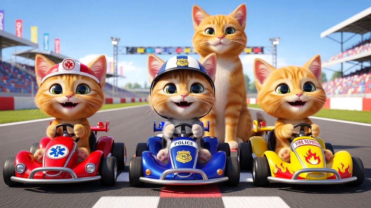 “Little Paws, Big Speed: The Emergency Kart Race”