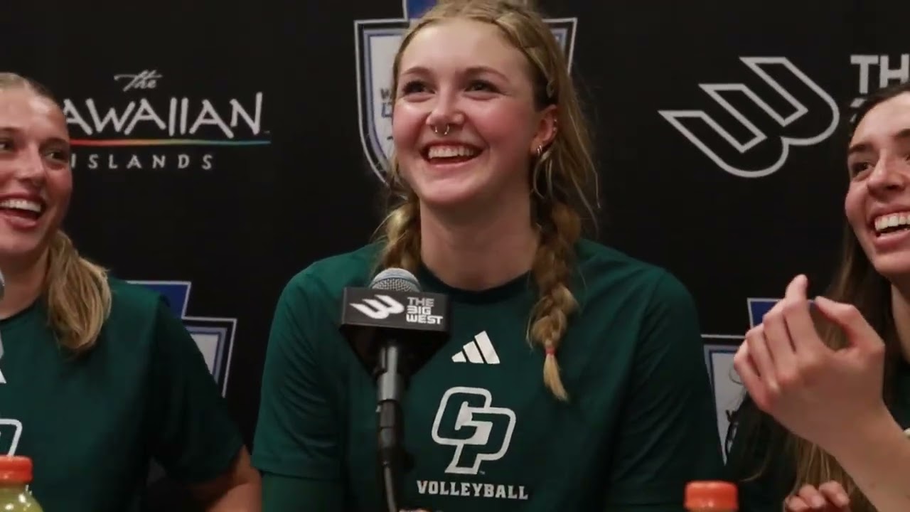 11.28 PRESS CONFERENCE + BTS OF 2025 BIG WEST'S WOMENS' VOLLEYBALL CHAMPIONSHIP | CAL POLY
