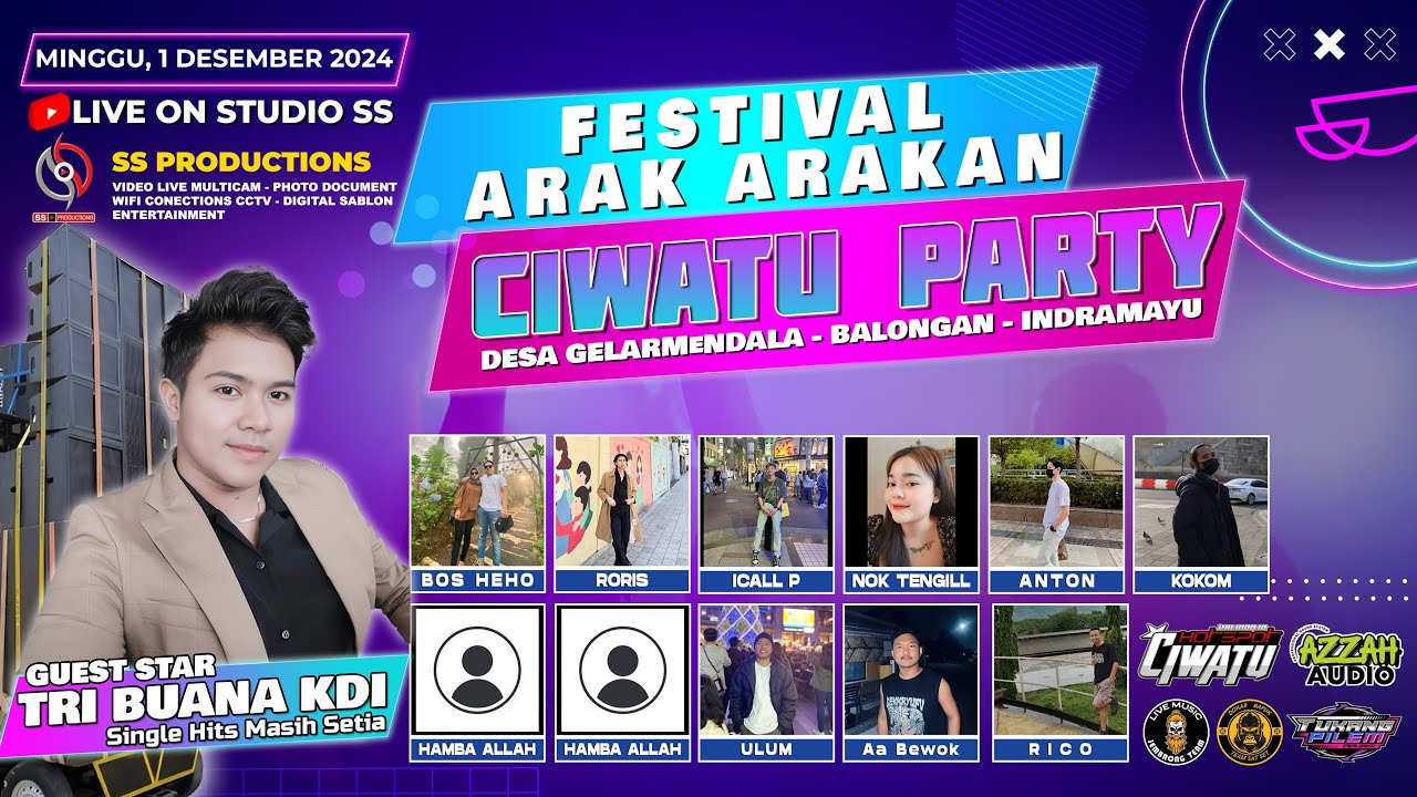 🔴[LIVE  NGARAK] PEMUDA CIWATU PARTY l GELARMENDALA - BALONGAN - INDRAMAYU l 01 DESEMBER  2024