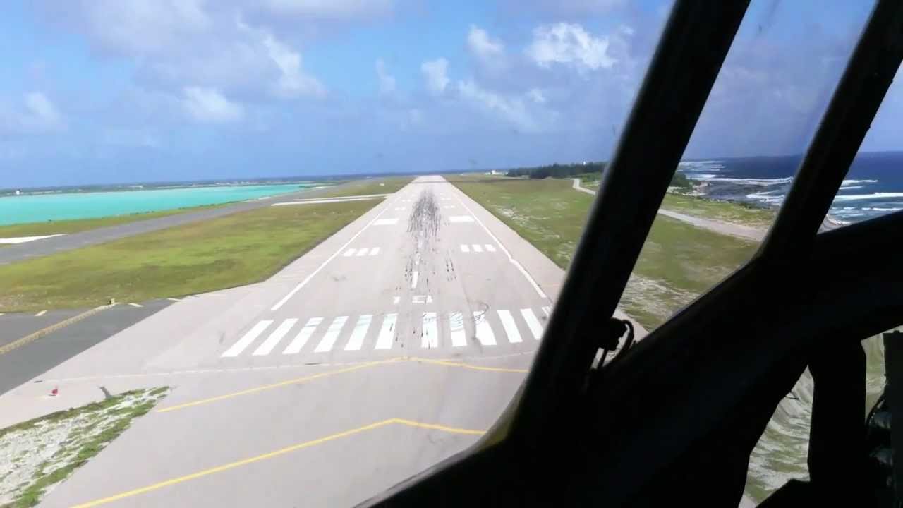 KC-130J into Wake Island