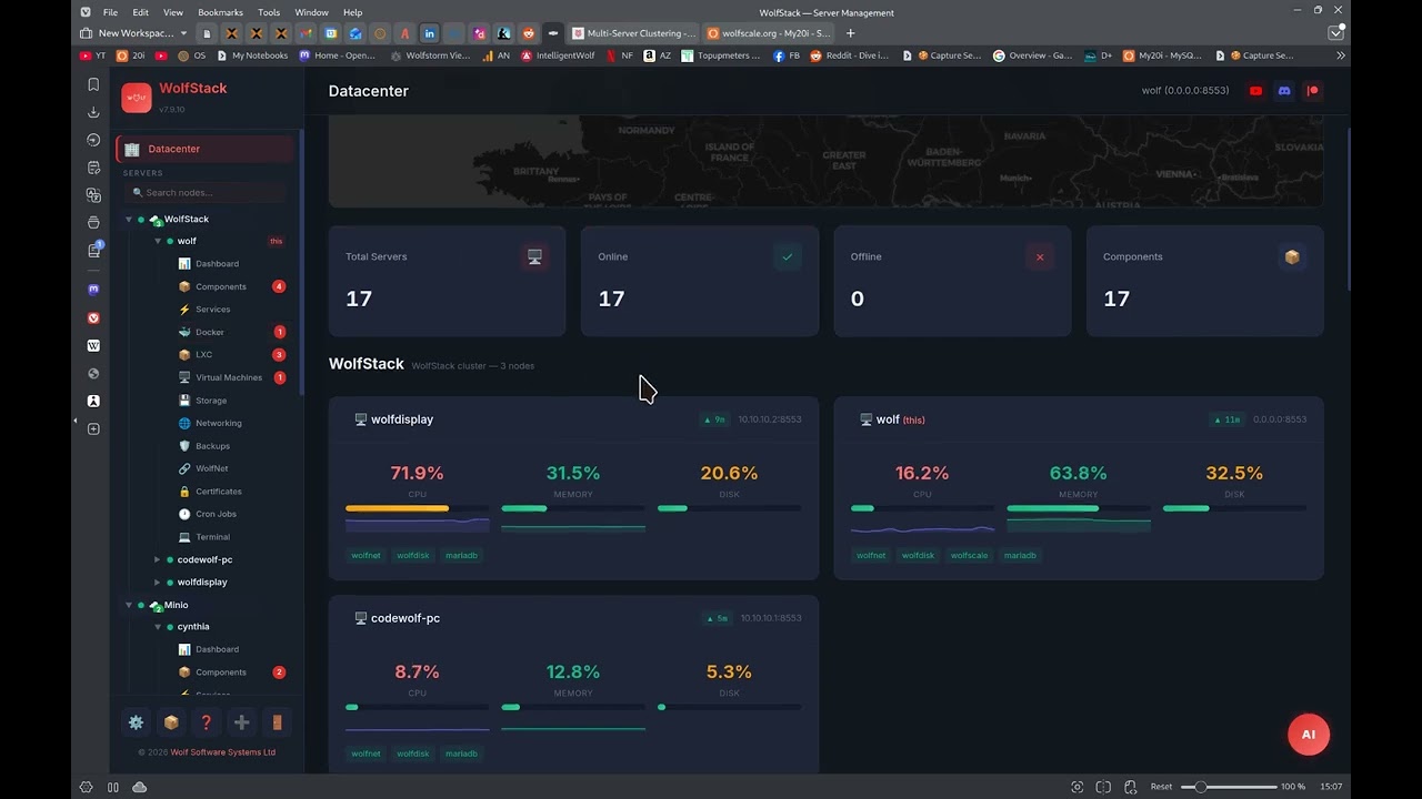 WolfStack now installs on top of Proxmox