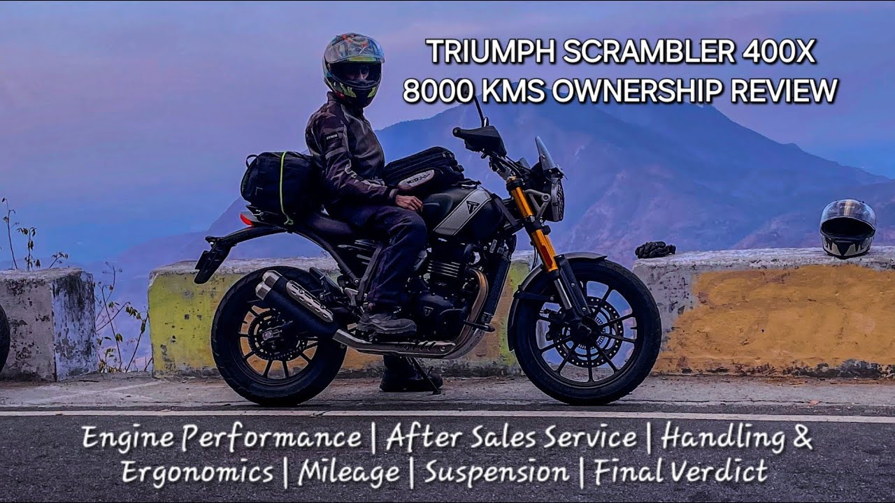 Triumph Scrambler 400X Ownership Review | 8000 KMS | After Sales Service | Pros & Cons