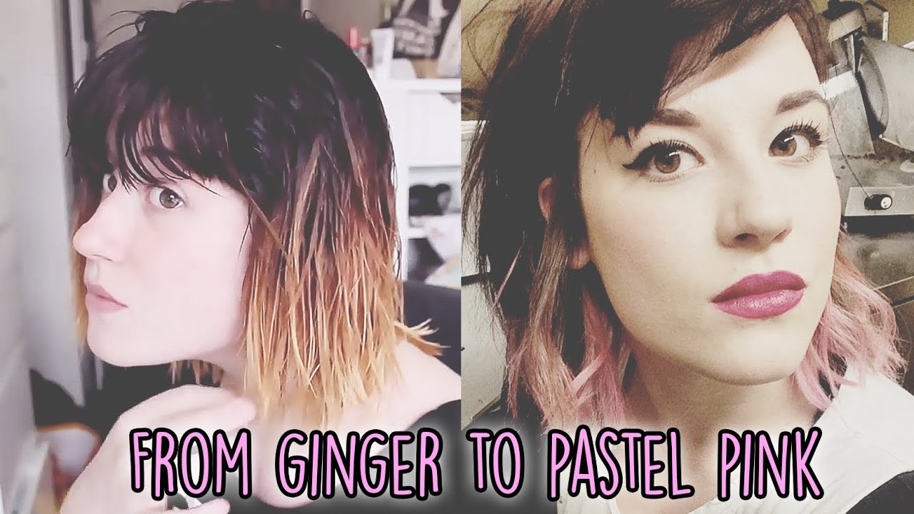 New Hair: From Ginger to Pastel Pink