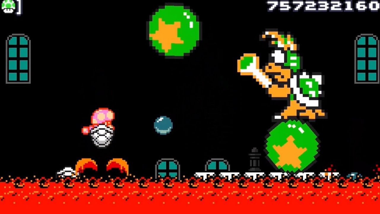 Super Mario Maker 2 🎮 Castillo ardiente 🎮 Fiffy2850