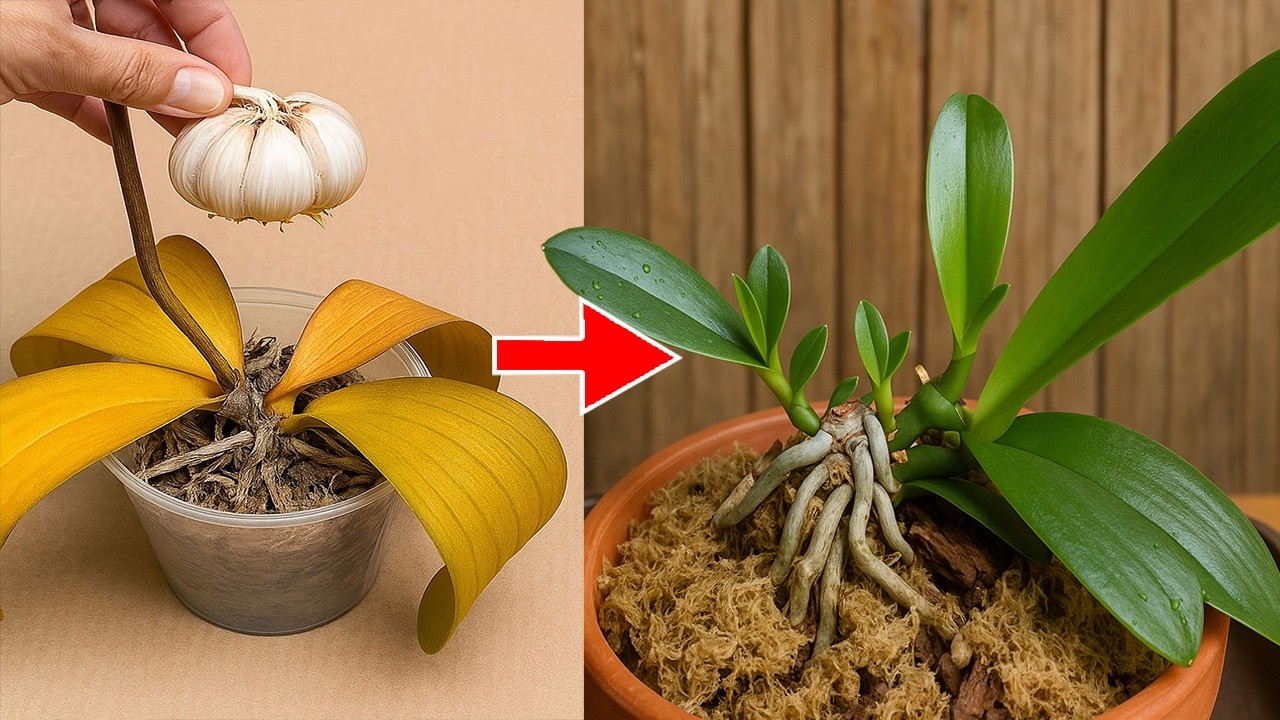 It's magic. This magic water will instantly revive your orchid