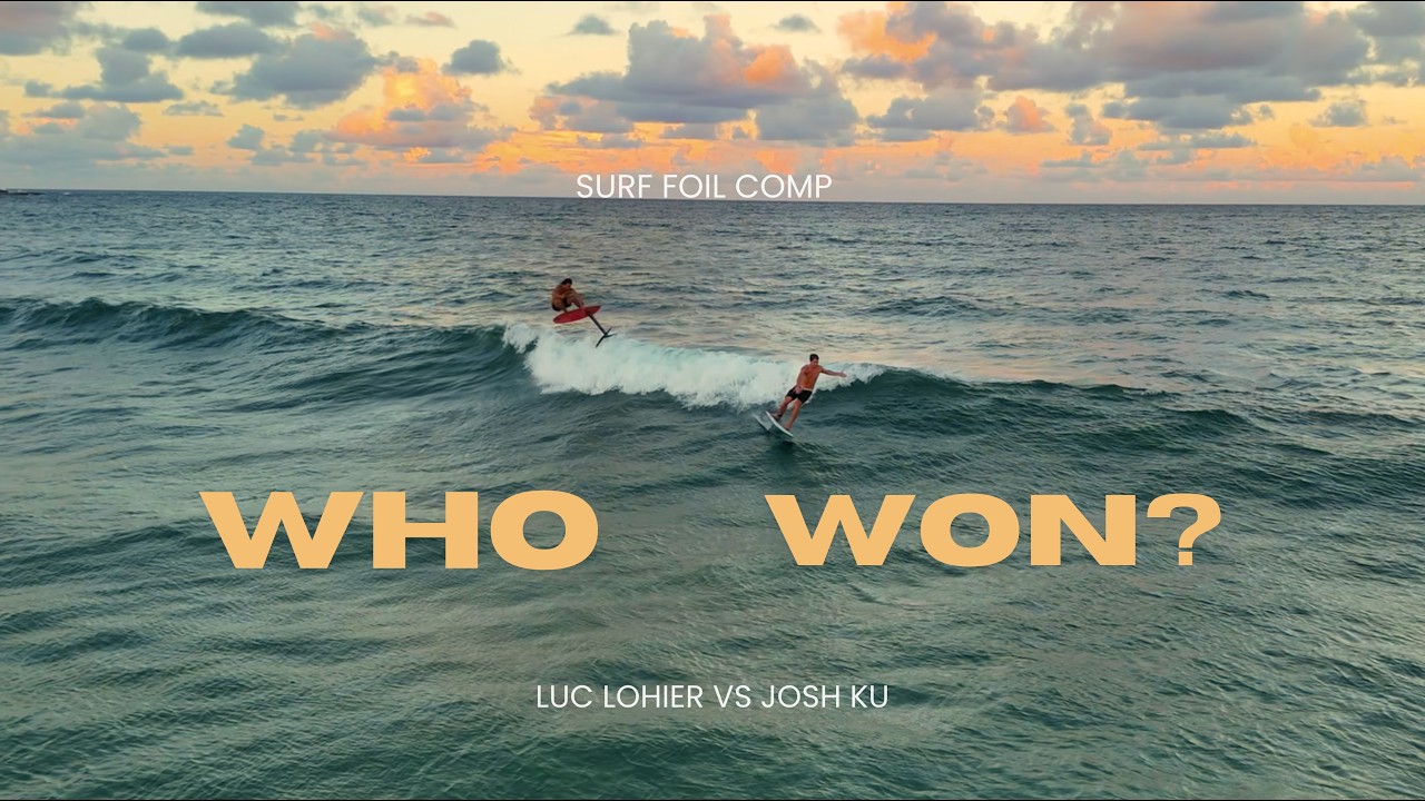 Can I Beat a Pro? &mdash; Surf Foil Comp | JoshKu