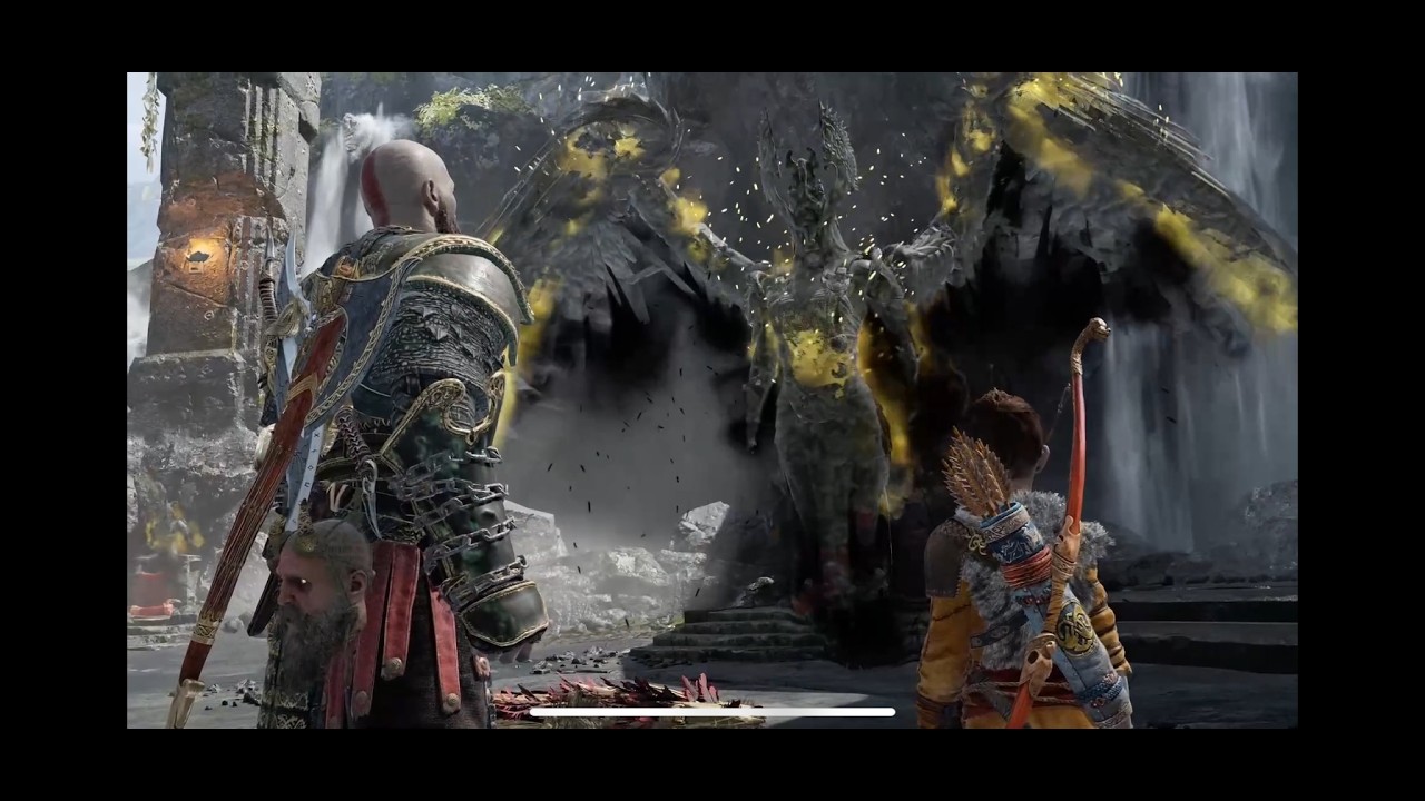 God of war derrotado rainha Valquíria👑 sem pedra de ressurreição