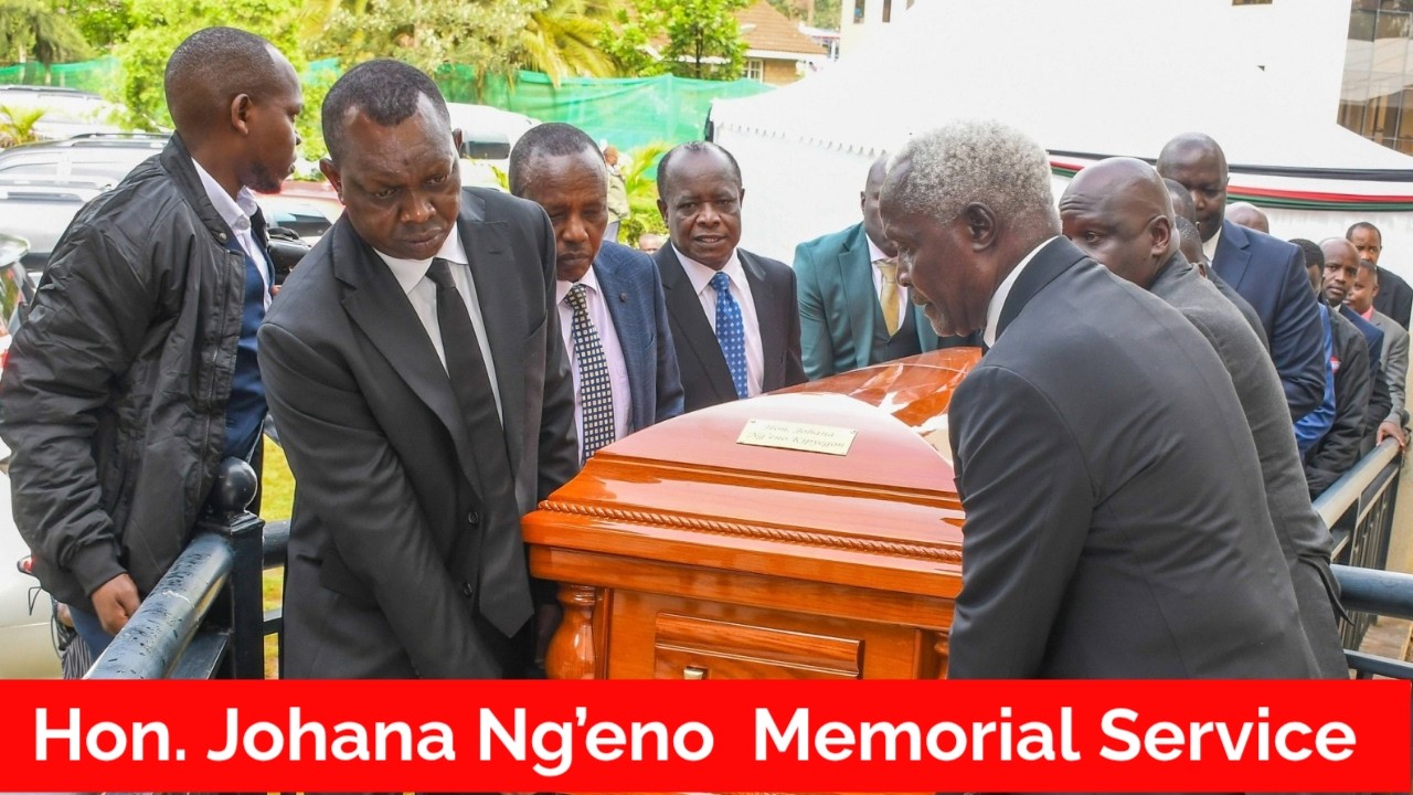 Hon. Johana Ng’eno  Memorial Service At Emurua Dikirr Primary School