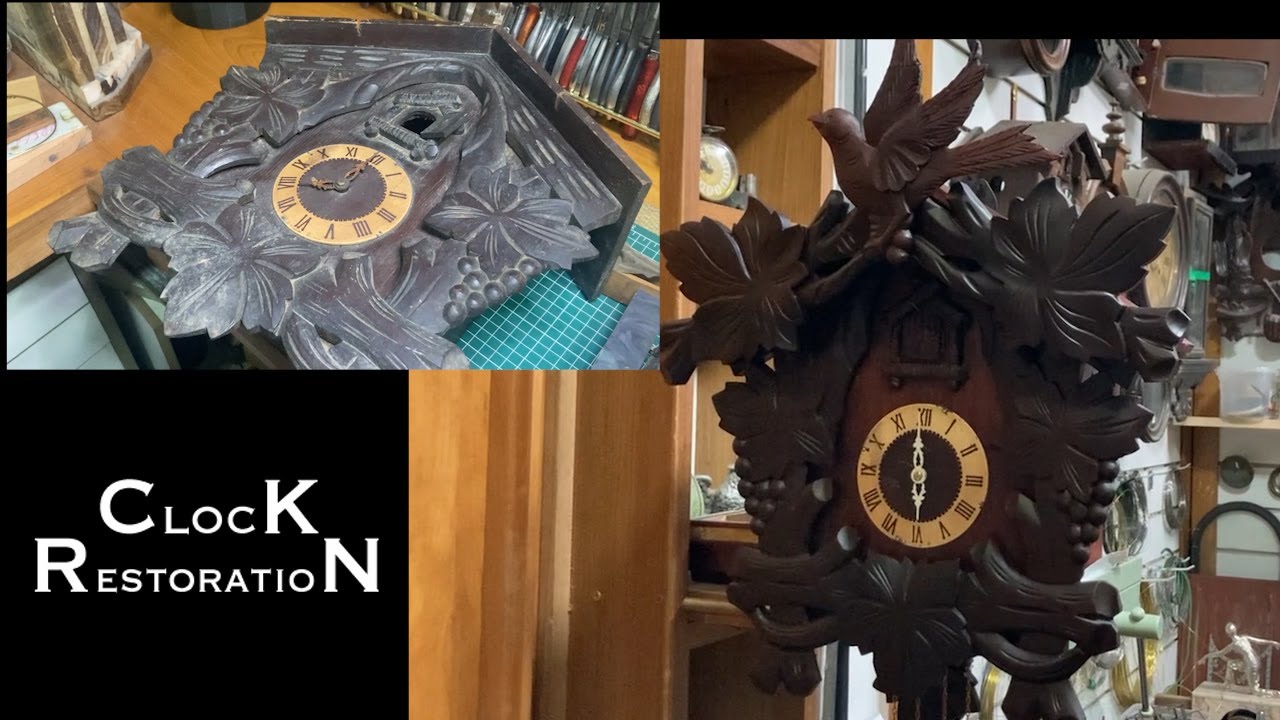 Restauração Relógio Cuco Rei.