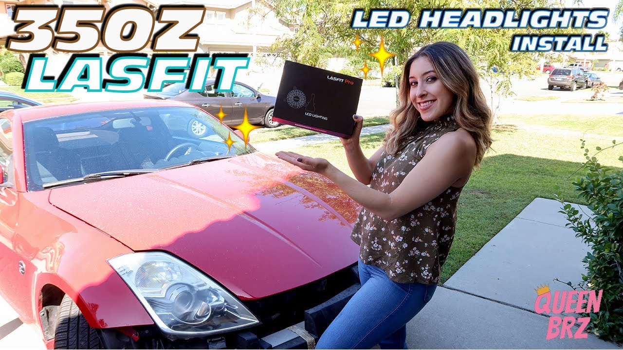 LASFIT PRO LED headlight install on 350Z