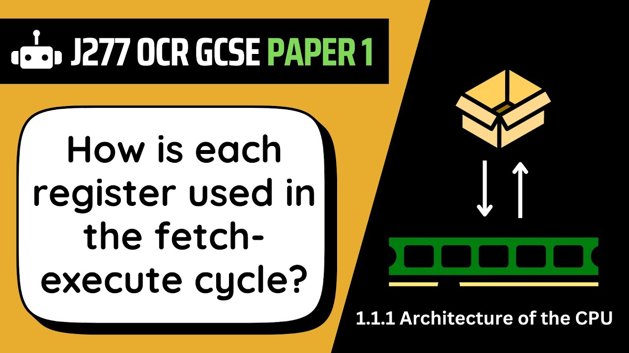 Регистры в цикле FE | 1.1 | OCR GCSE Компьютерные науки | J277