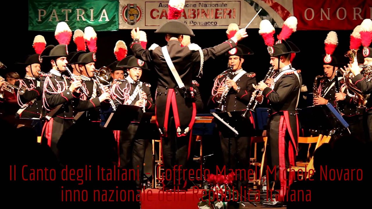 Il Canto degli Italiani - Goffredo Mameli,Michele Novaro inno nazionale della Repubblica Italiana