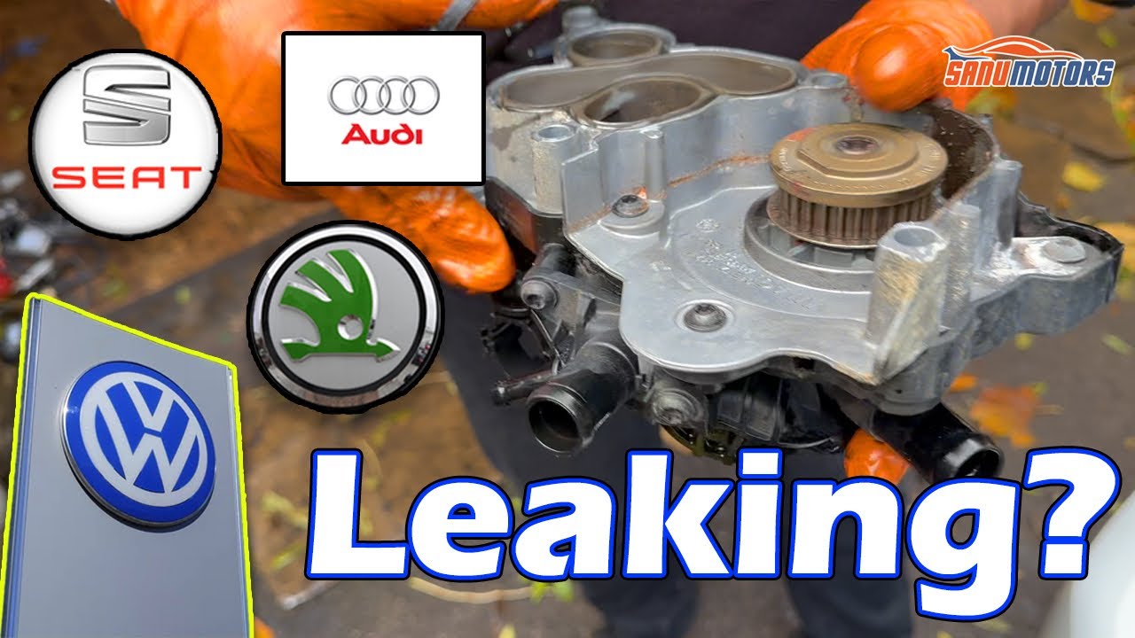 VW, Audi, Seat, Skoda Common Coolant Leaks/Top of GearBox- DIY Water Pump Replacement