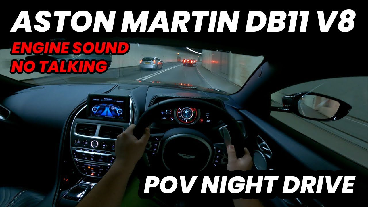 ASTON MARTIN ASMR - NO TALKING - POV DRIVING