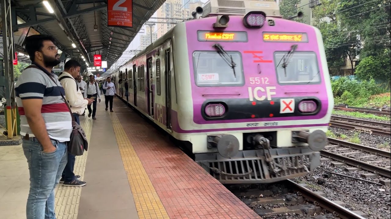 Chinchpokli Railways Station Mumbai ll Mumbai Local Train Arrival and Departure Back To Back 