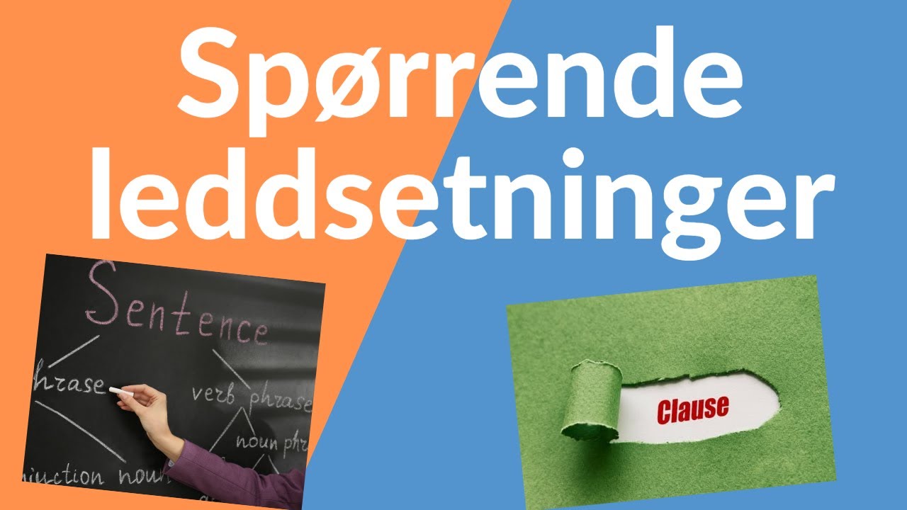 Spørrende leddsetninger på norsk