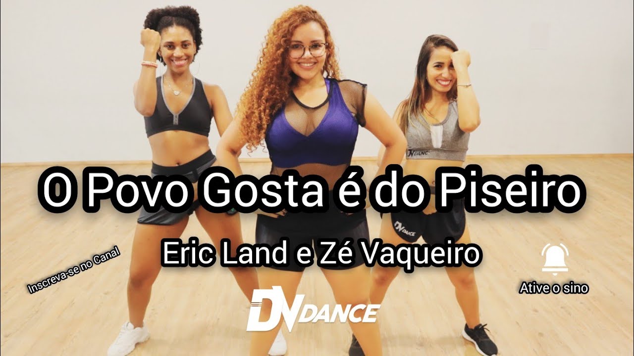 O Povo Gosta &eacute; do Piseiro - Eric Land e Z&eacute; Vaqueiro ( Coreografia Oficial DV Dance)