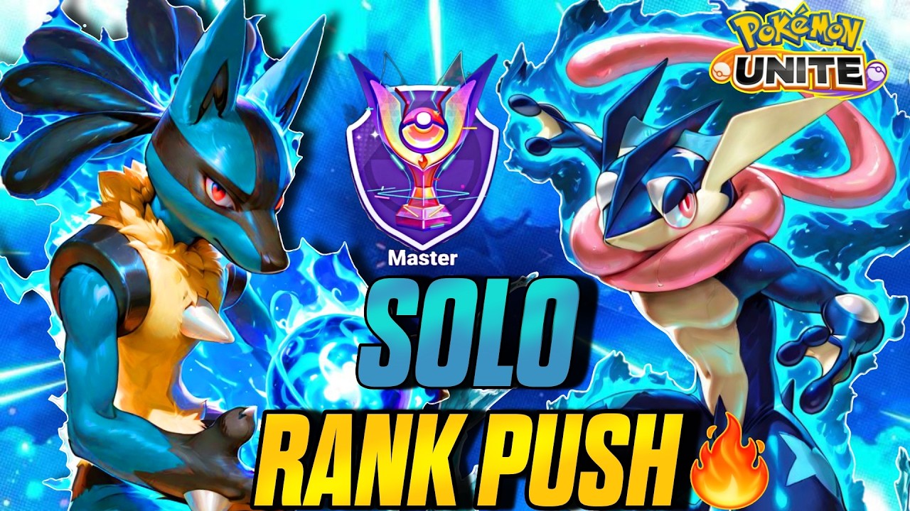 Ultra Rank Solo Queue — Can We Reach Master? | Pokemon Unite Live 🔴 #pokémonunitelive.