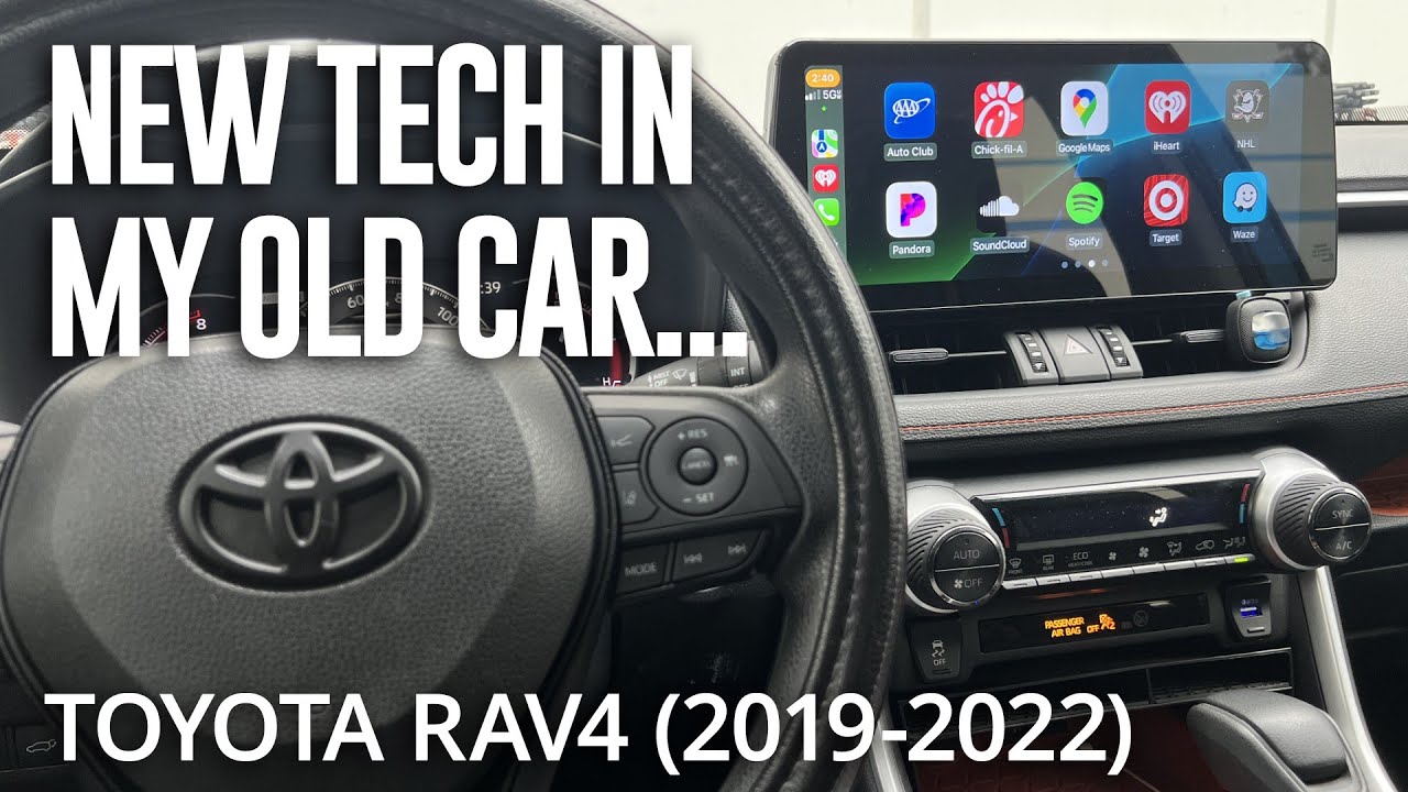 Upgrade Your 2019-2022 [5th Gen] Rav4 Interior - Wireless CarPlay - 12.3