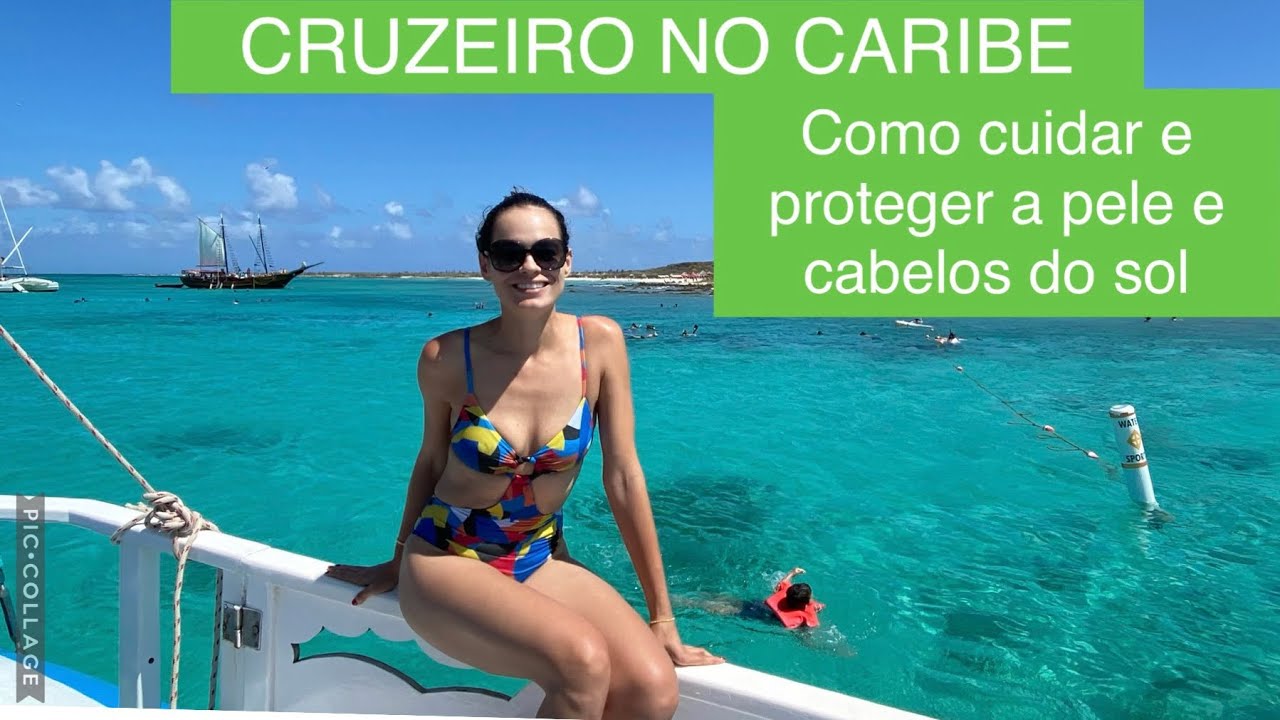 Viagem de Cruzeiro no Caribe: o que levei na necessaire | PELE | CABELO | MAKE
