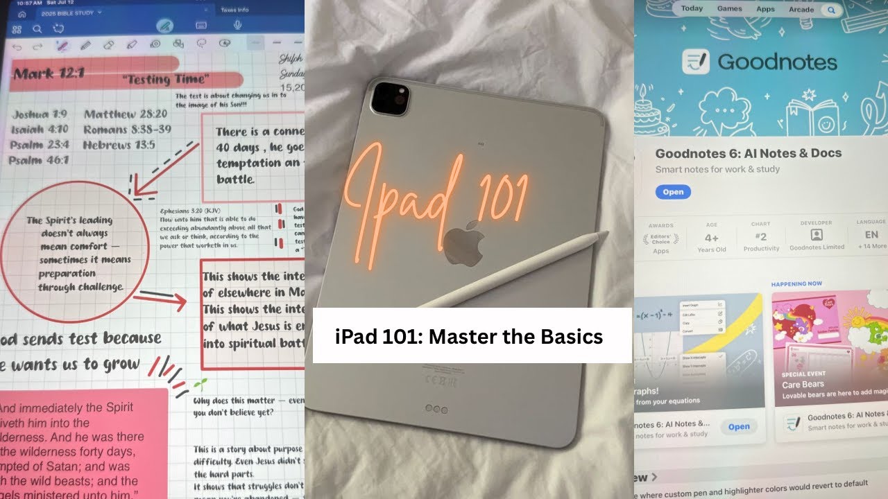iPad for Beginners 📱✨ | Learn the Basics in Minutes.