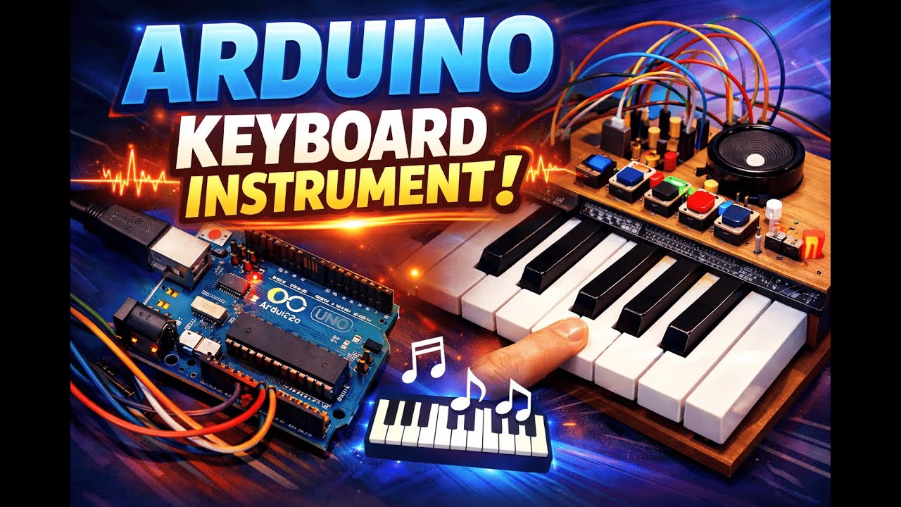 (Part 6 . Arduino UNO )Keyboard instrument