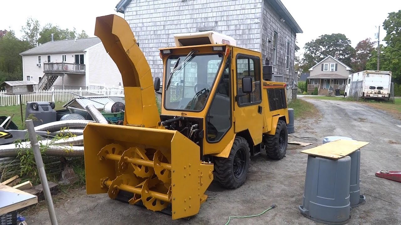 trackless MT5TD snowblower & tractor rebuild complete