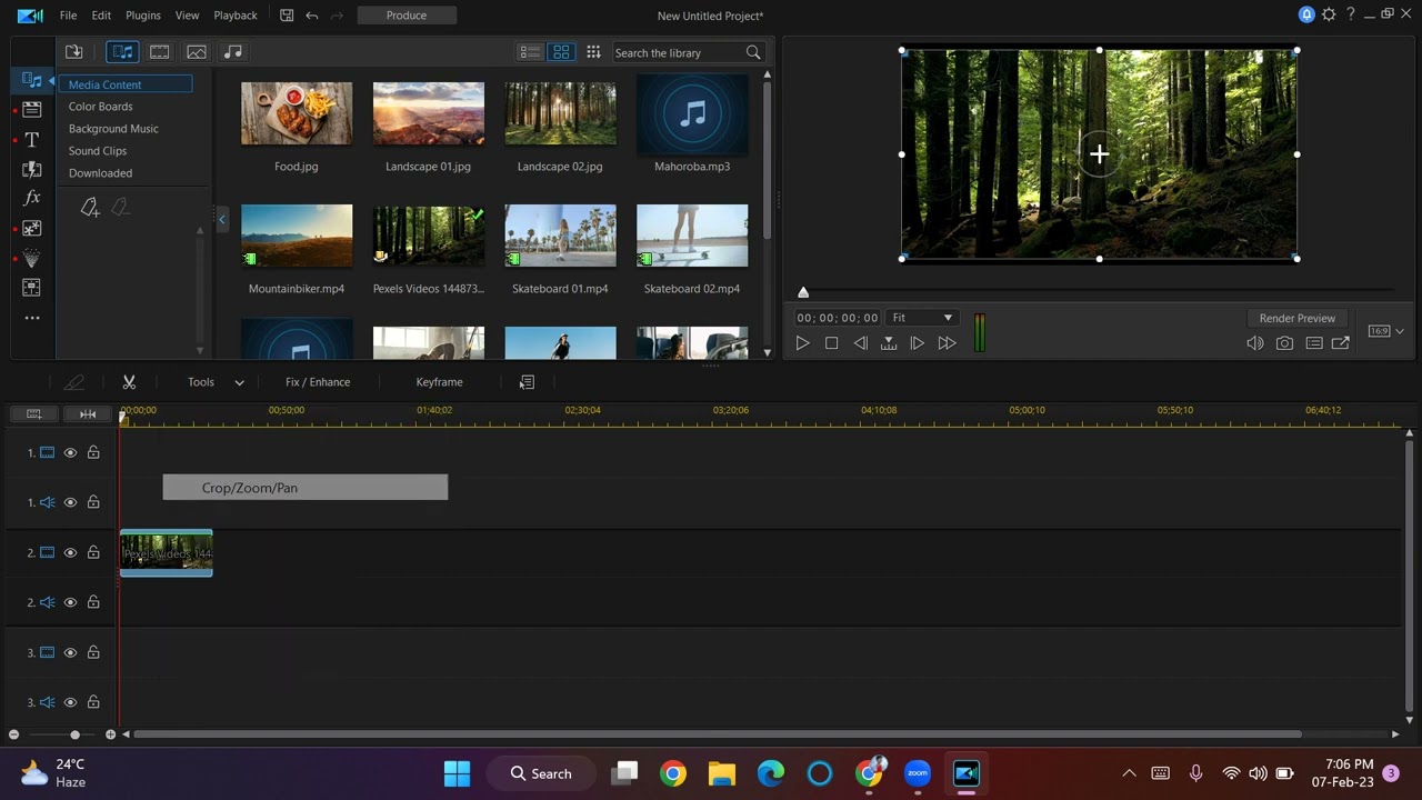 How to Crope Video In Cyberlink